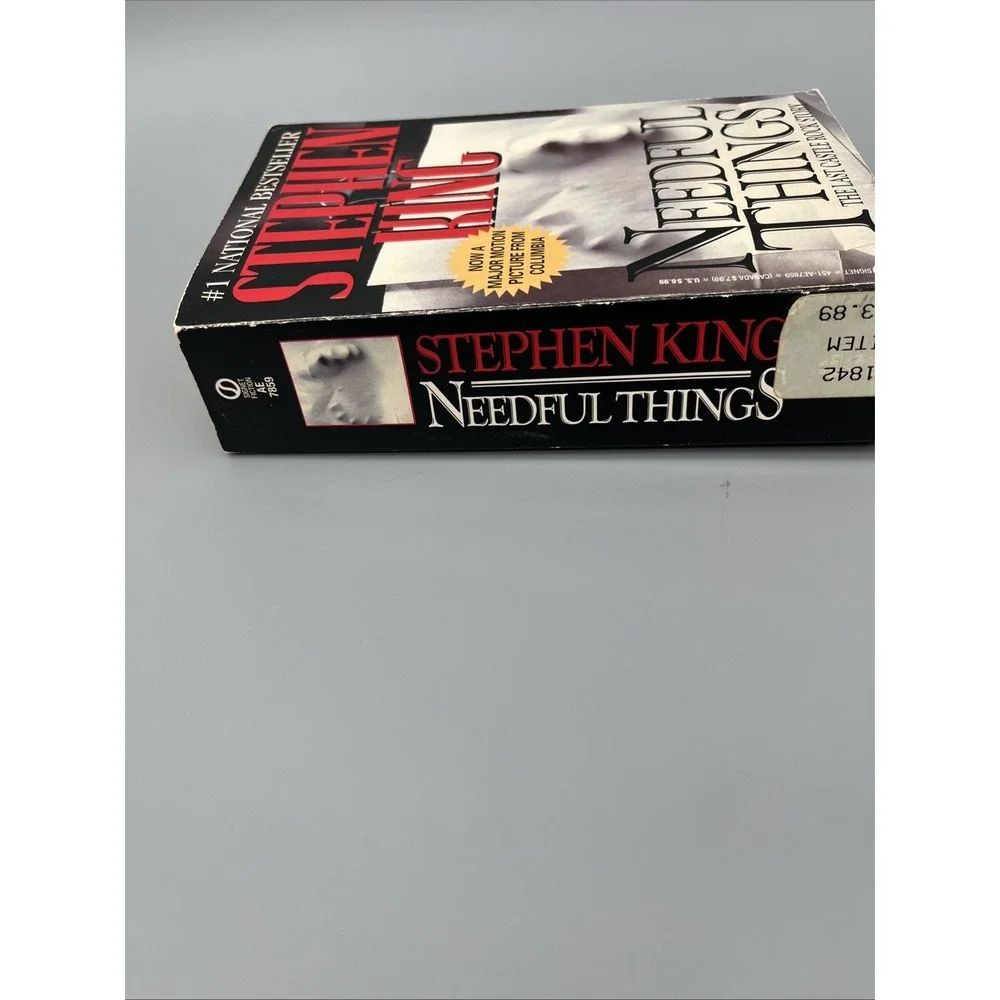 Stephen King Lot Bag of Bone, Gerald's Game, Needful Things PB HC Lot of 3 books